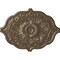 Ekena Millwork Pesaro Ceiling Medallion, Hand-Painted Warm Silver, 36"W x 26"H x 1 1/2"P CM36X26PEWSS - alternate 1